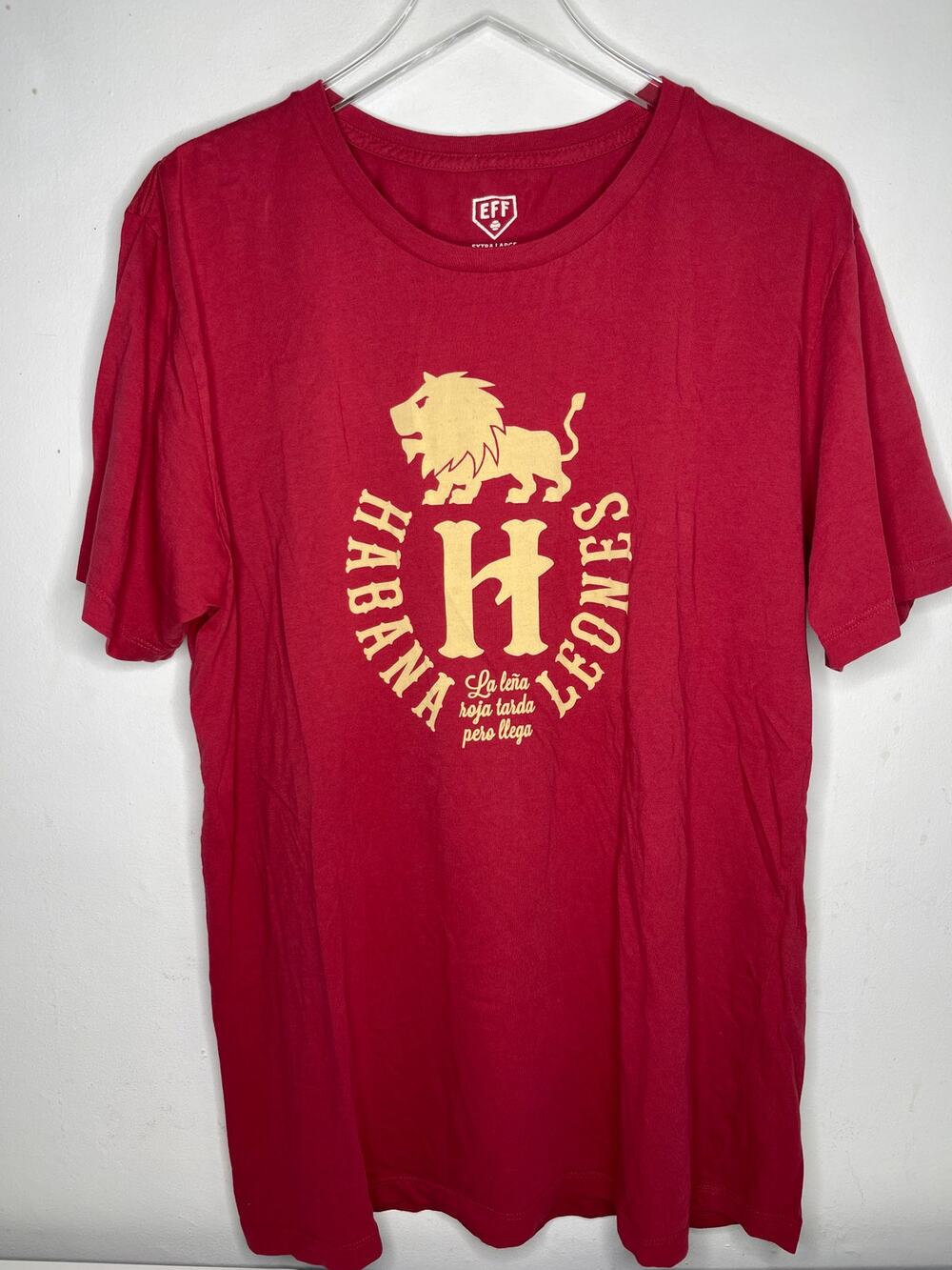 Ebbets Field Flannels Habana Leones Cuban League Baseball T-shirt — Size 2XL XXL